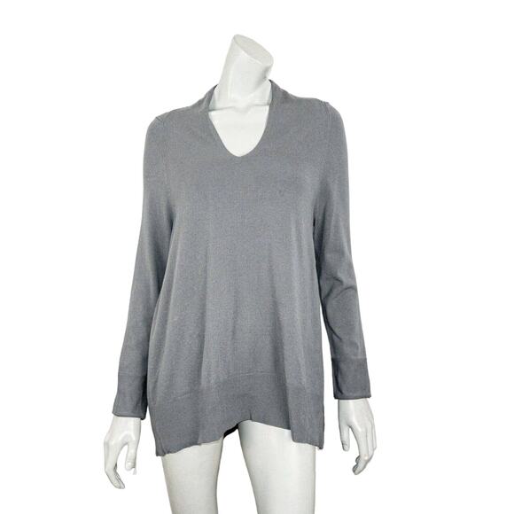 OSKA Women's Vneck Pullover Blouse knit in Gray Size 1 - Picture 1 of 9